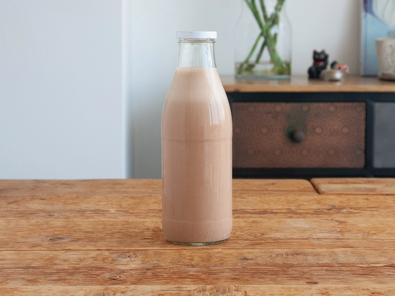 Batido de chocolate y almendra