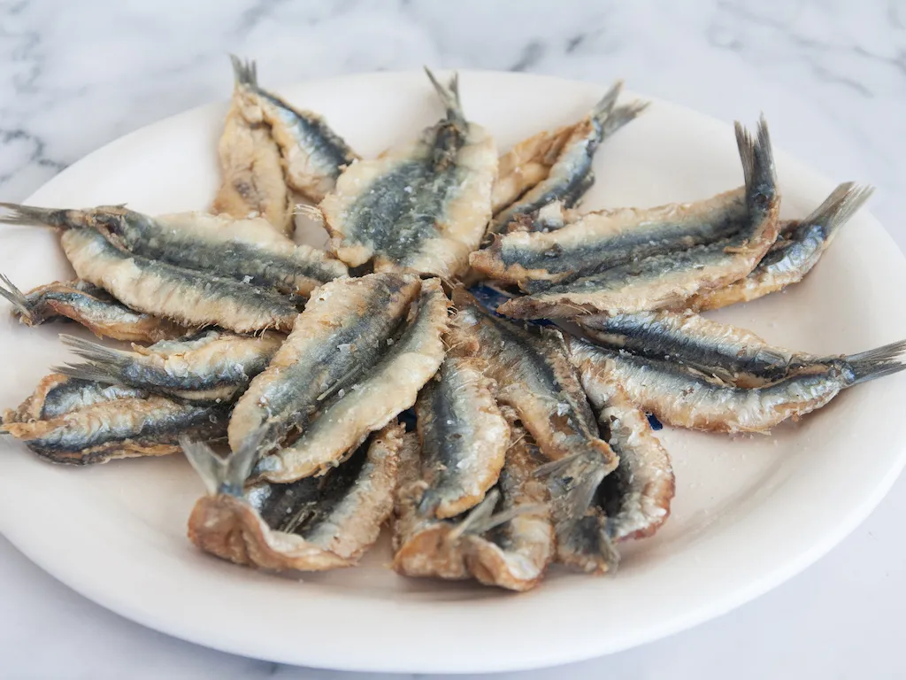 Boquerones fritos