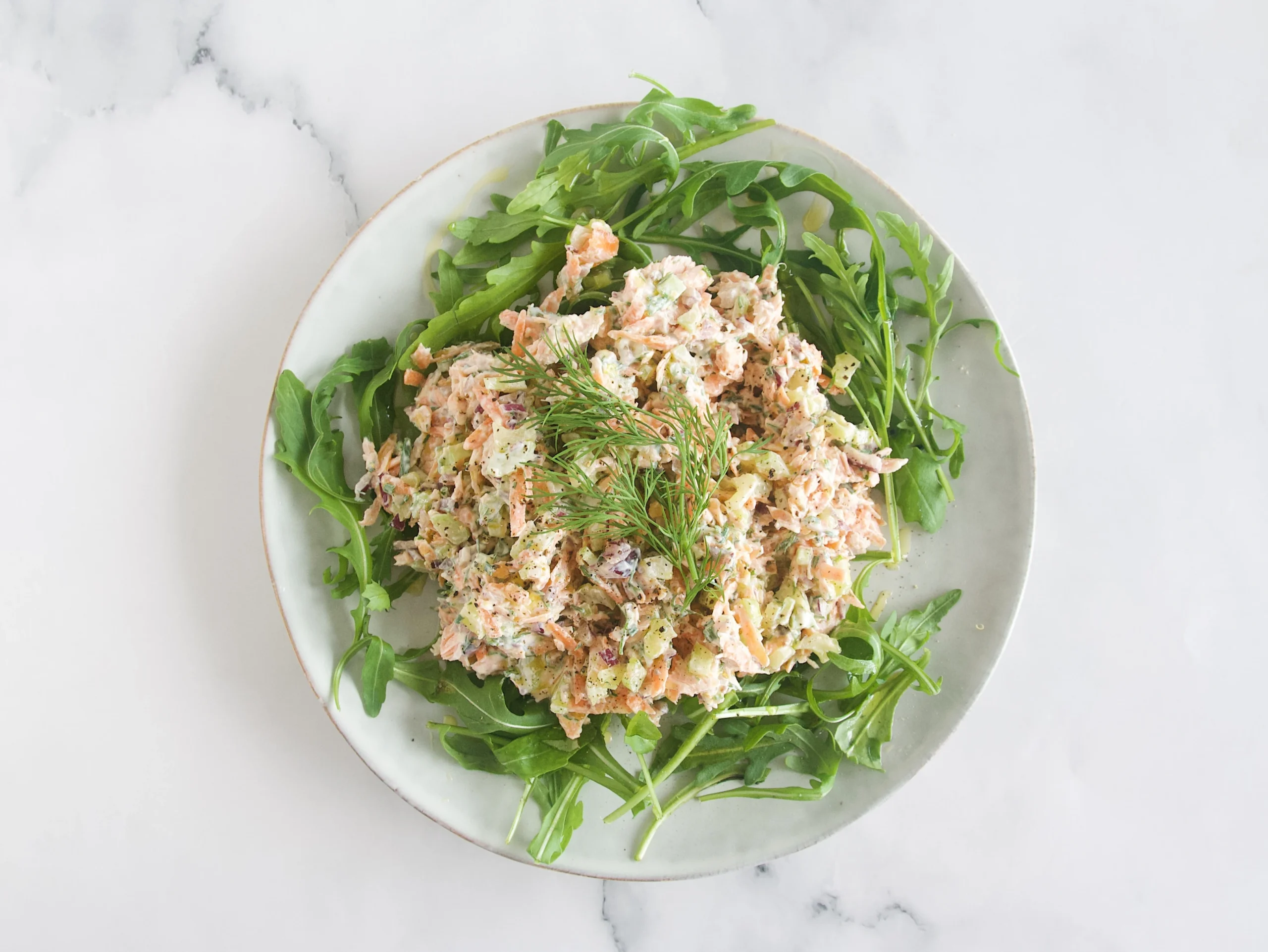Ensalada de salmón