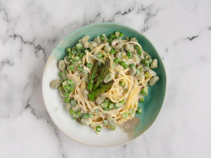 Fettuccine primavera