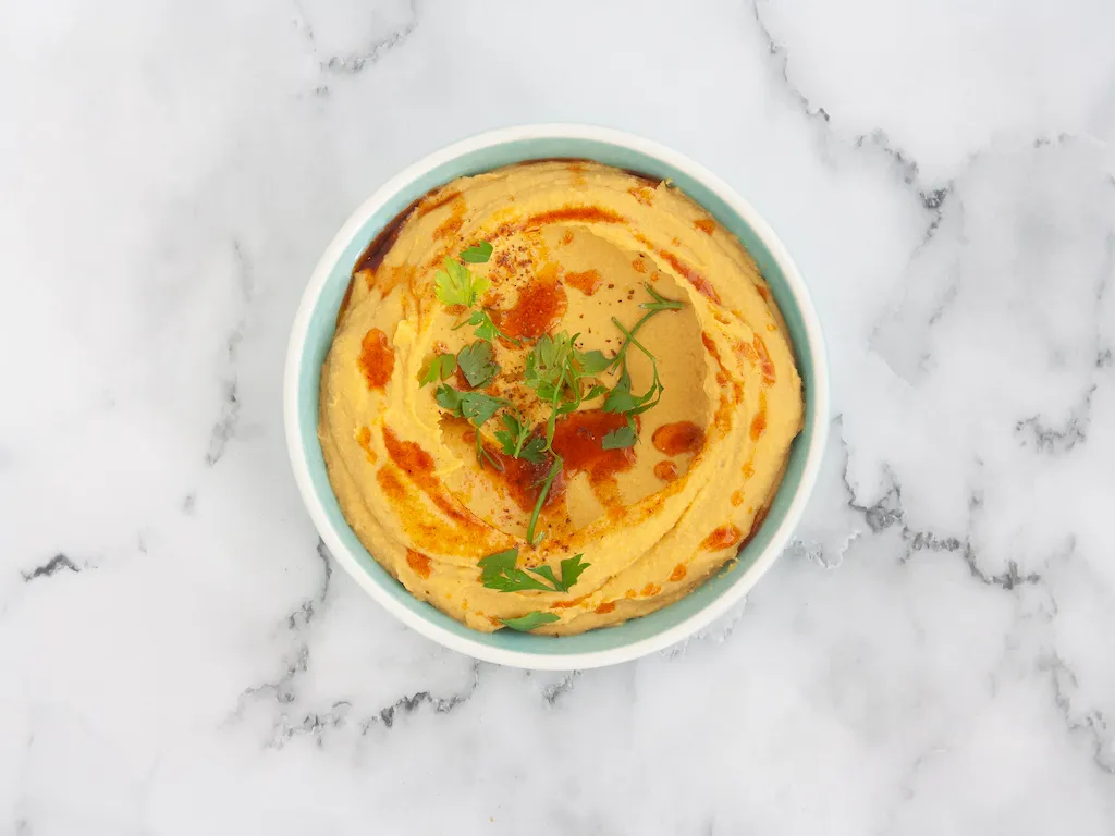 Hummus de boniato y tahini