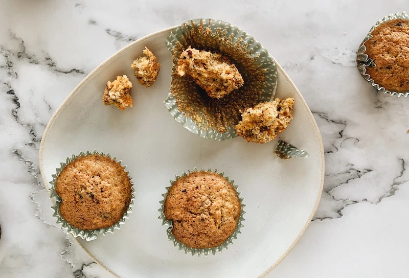 Muffins de calabaza y chocolate