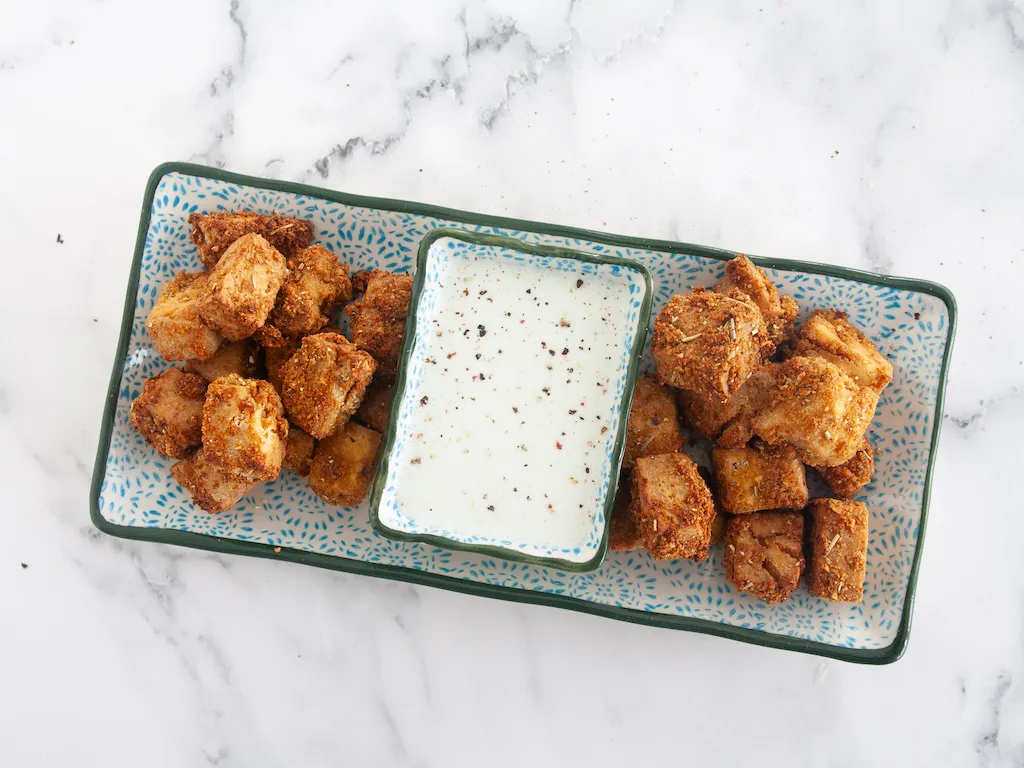 Nuggets de tofu en airfryer