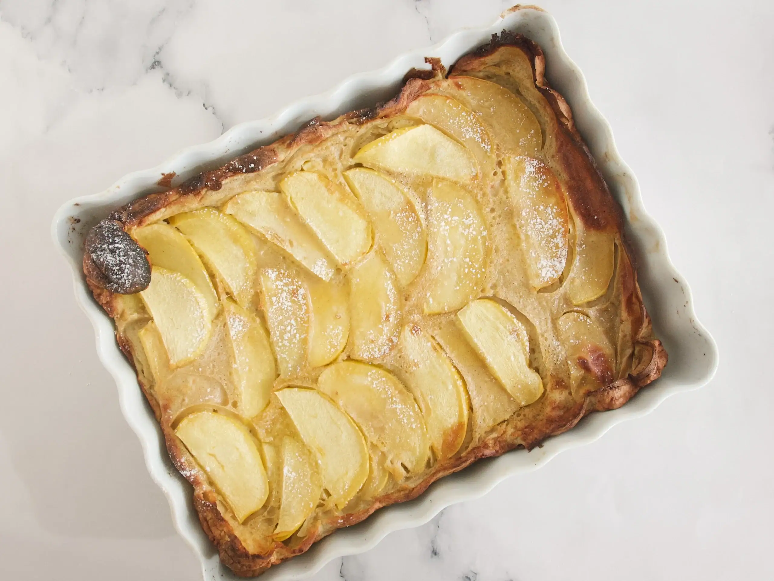 Pancake de manzana al horno
