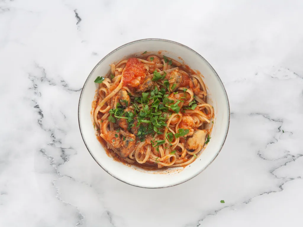 Pasta frutti di mare