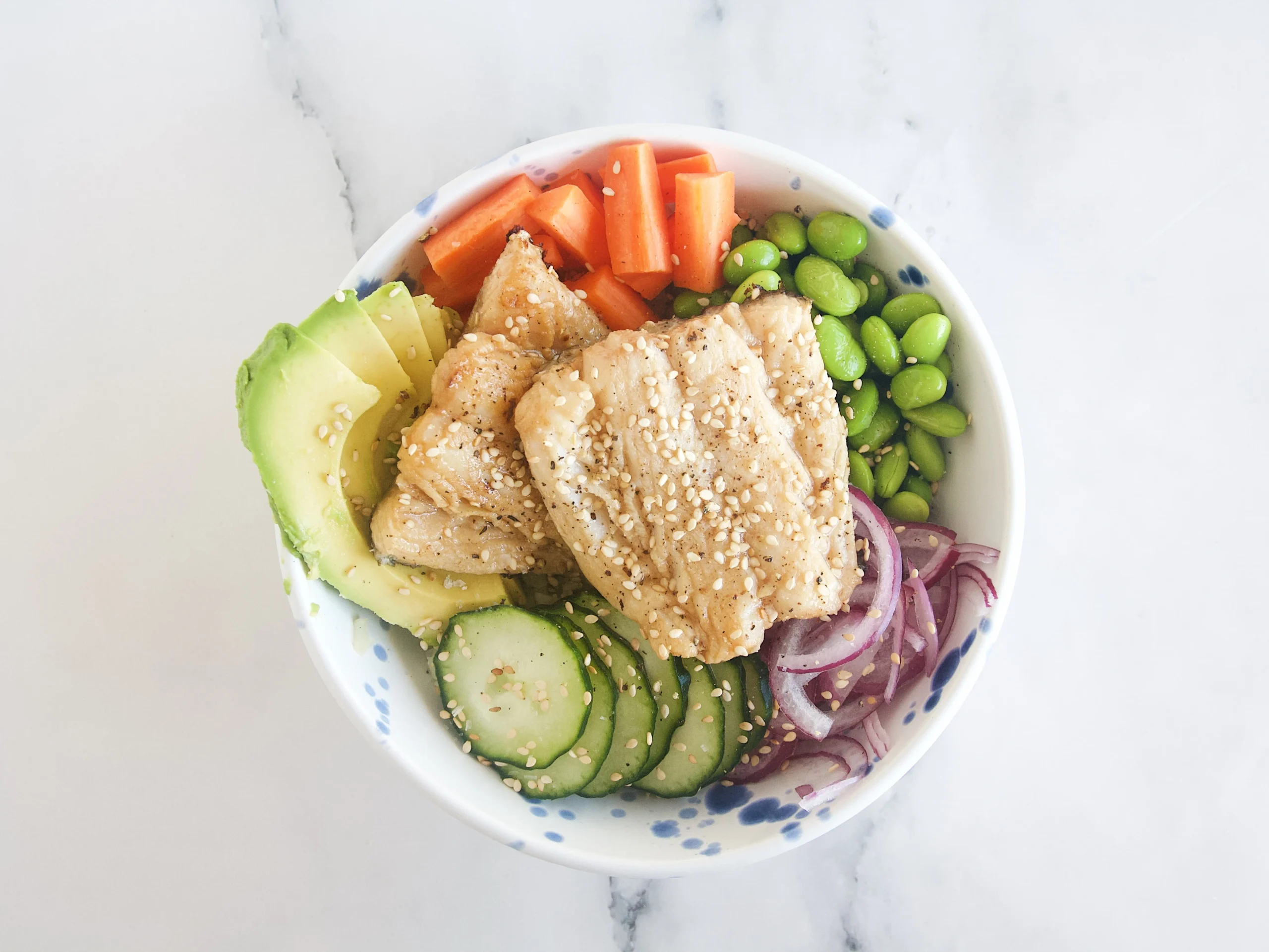 Poke Bol de pescado