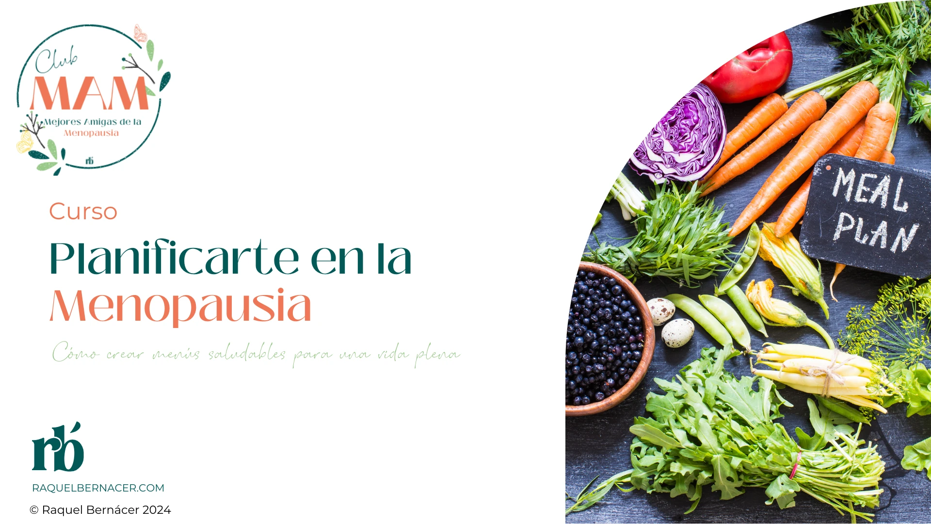 Curso Planificarte en la Menopausia: Cómo crear menús saludables para una vida plena