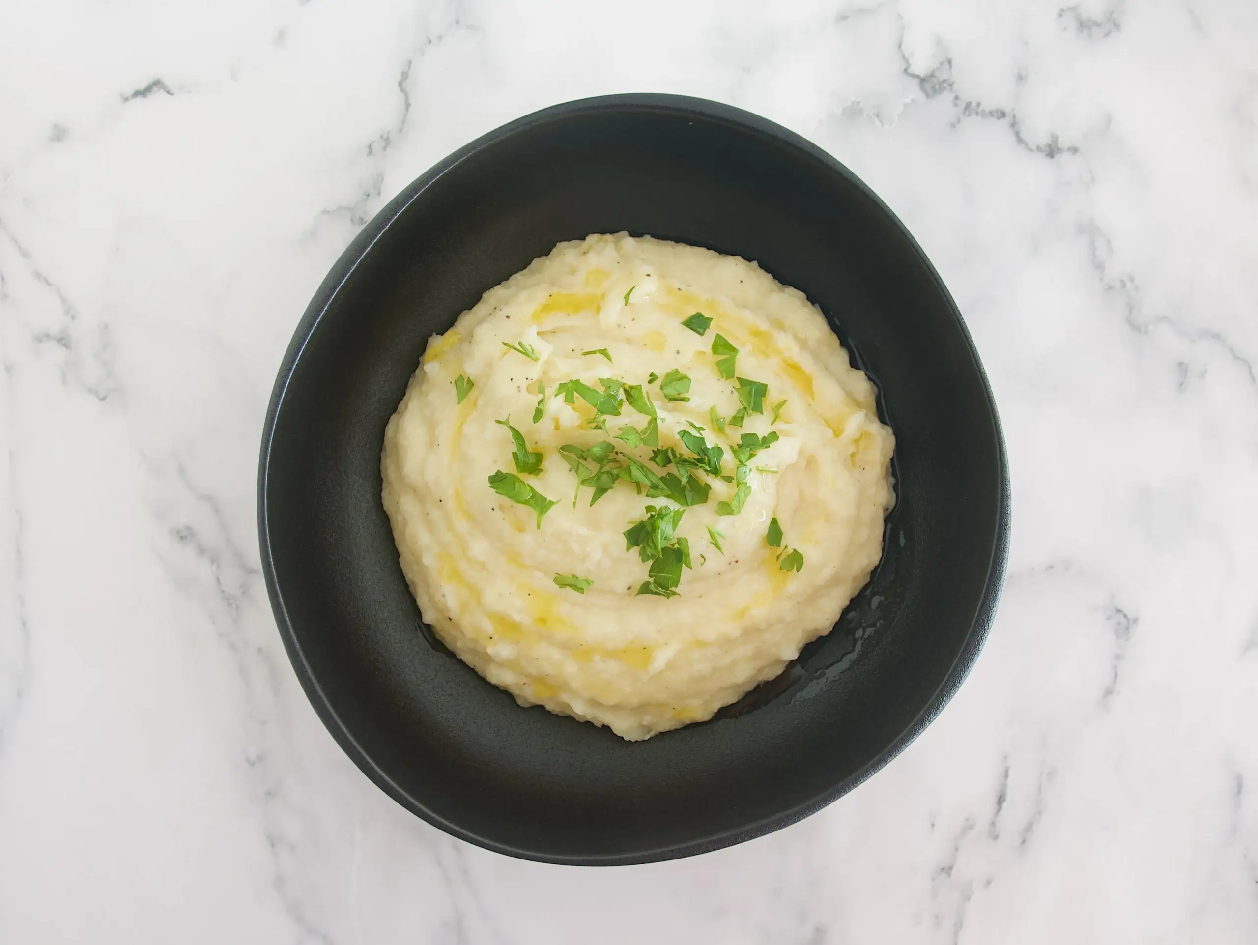 Puré de patata y coliflor