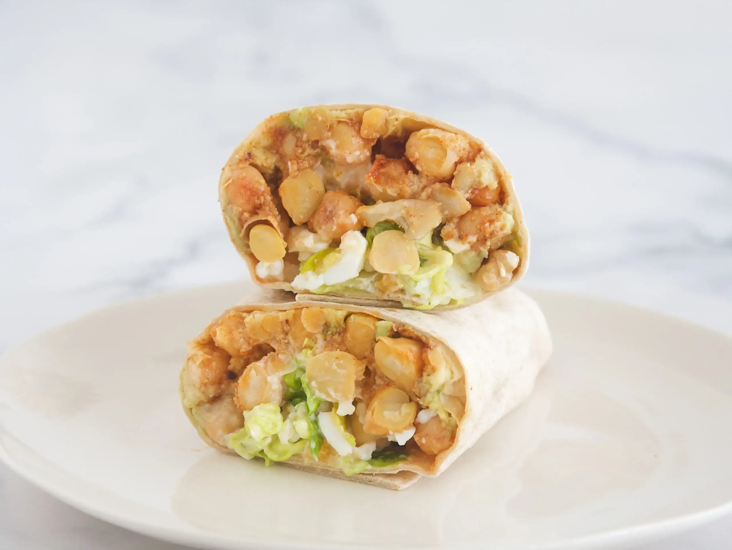 Wraps de ensalada César de Garbanzos