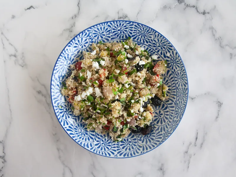 Ensalada mediterránea de cuscús