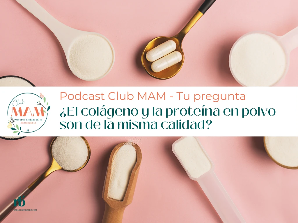 ¿El colágeno y la proteína en polvo son de la misma calidad?